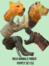 Wild Animals Finger Puppet Set (5)