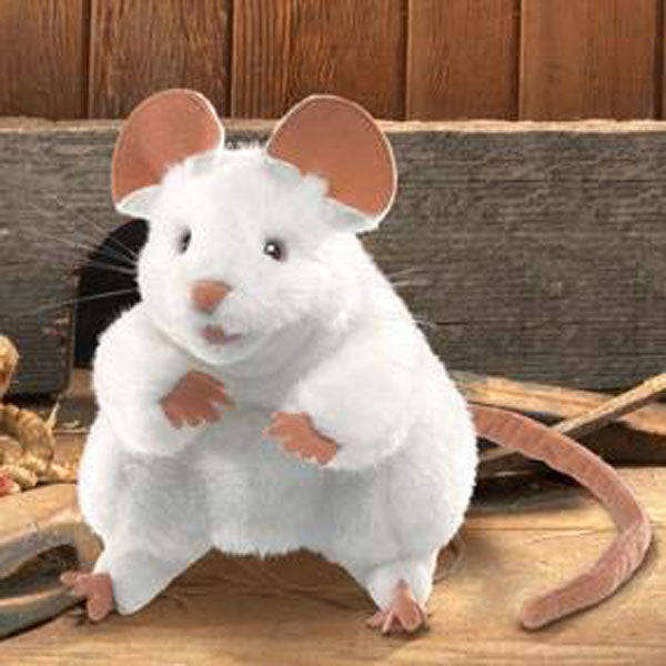 Shop Folkmanis White Mouse - #1 Australian Puppet Store™ // Shop Now