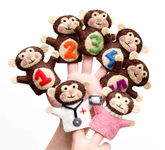 5 Little Monkeys (Felt Finger Puppet Set)