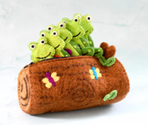 5 Speckled Frogs (Felt Finger Puppet Set)