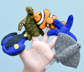 Coral Reef (Felt Finger Puppet Set)