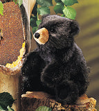 Folkmanis Black Bear Baby // #1 Australian Puppet Store™ // Shop Now