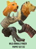 Wild Animals Finger Puppet  Set (5)