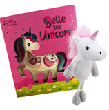 Belle the Unicorn Book & Finger Puppet