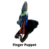 Cassowary Finger Puppet - Huggable Toys