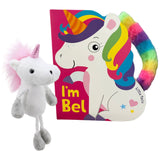 I'm Bel Unicorn Book with Finger Puppet