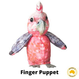 Galah Finger Puppet - Huggable Toys