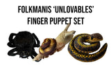 Folkmanis Finger Puppet Set - 'Unloveables'