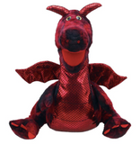 Enchanted Red Dragon Hand Puppet