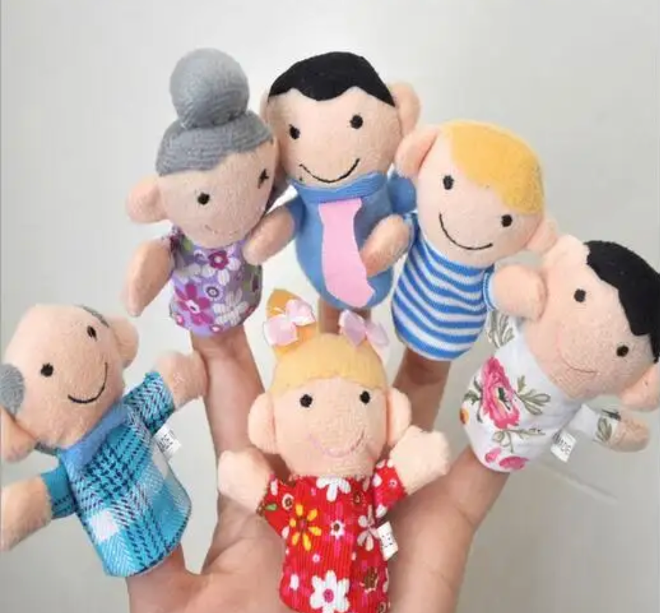 Finger Puppet Family (6 Set) – Creative Play Puppets