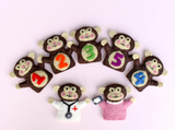 5 Little Monkeys (Felt Finger Puppet Set)