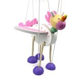 Wooden Marionette Unicorn