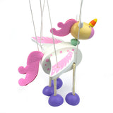 Wooden Marionette Unicorn