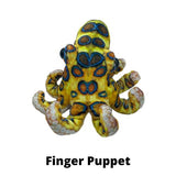 Blue Ringed Octopus Finger Puppet - Huggable Toys