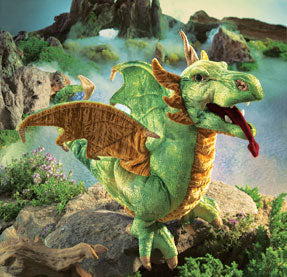 Folkmanis Wyvern Dragon // #1 Australian Puppet Store™ // Shop Now