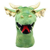 Green Dragon Head Large Puppet
