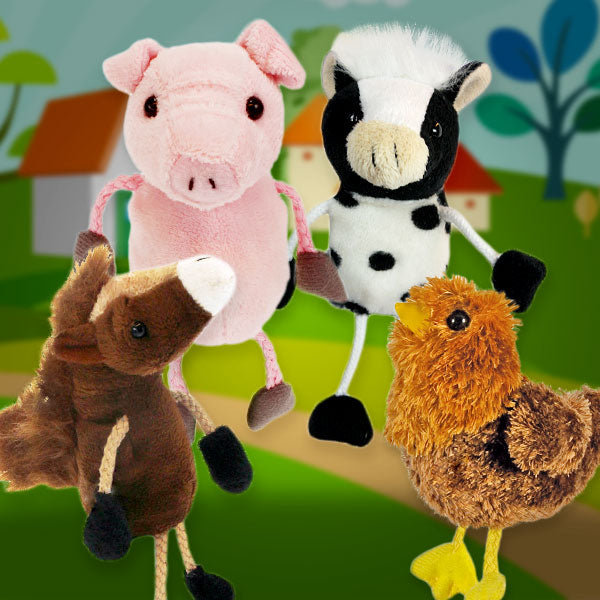 Finger Puppet Set "On the Farm" // #1 Australian Puppet Store™
