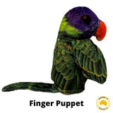 Rainbow Lorikeet Finger Puppet - Huggable Toys