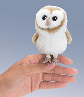 #1 AUSTRALIAN TOY SHOP // Folkmanis™ Barn Owl Mini Finger Puppet