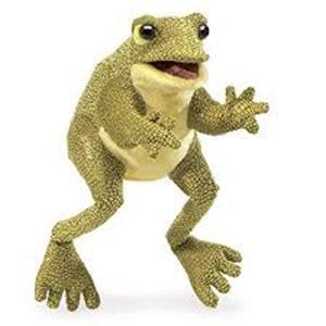 Funny Frog Hand Puppet - Folkmanis // #Best Australian Puppet Store™