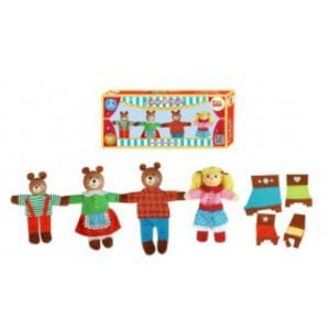 Goldilocks & the Three Bears - Finger Puppets // #Shop Now